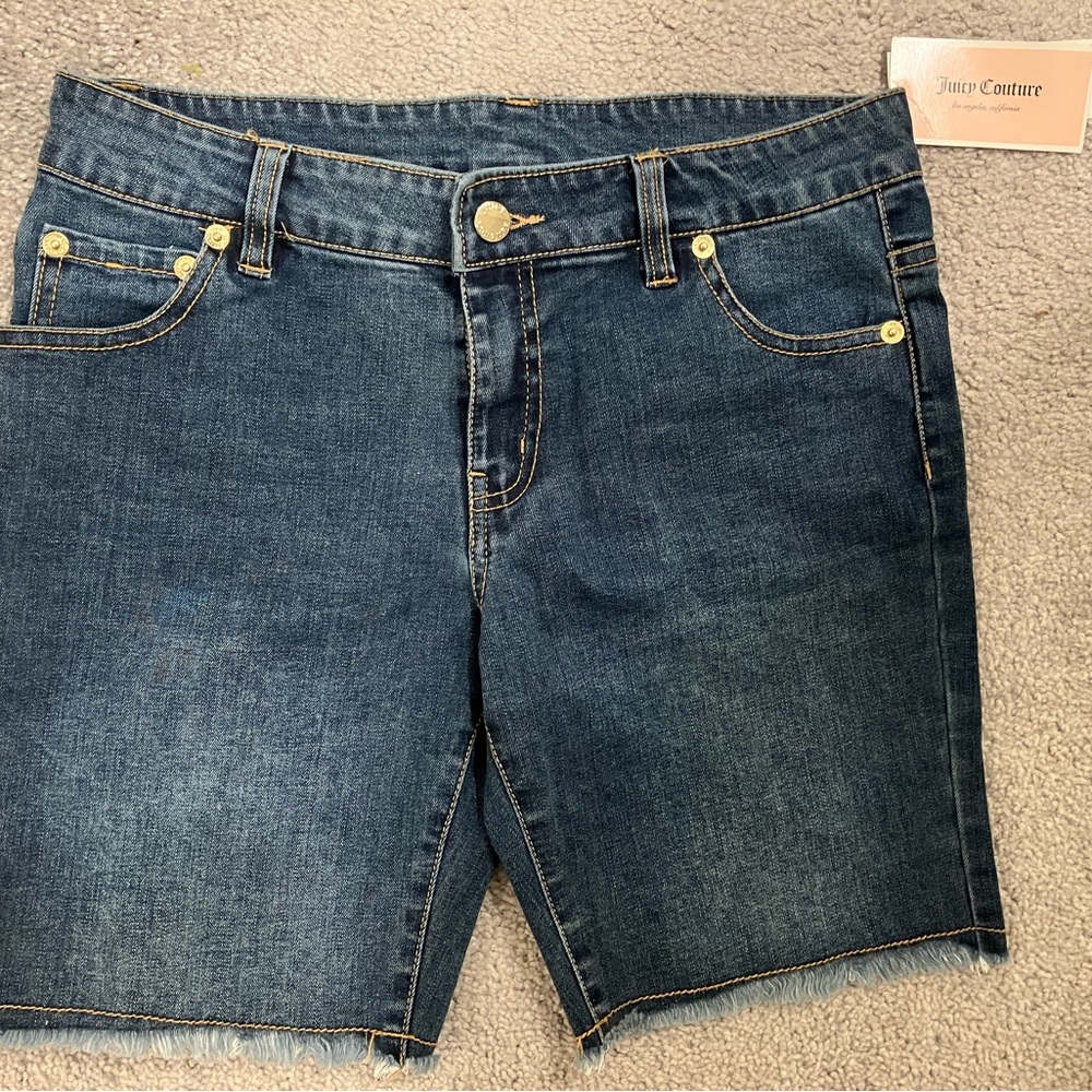 Juicy Couture Women's Blue Denim Shorts
